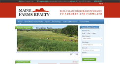 Desktop Screenshot of mainefarmsrealty.com