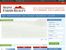 Tablet Screenshot of mainefarmsrealty.com